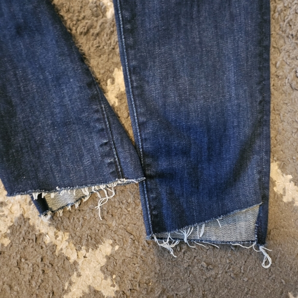 Mother Stunner Zip Ankle Step Fray Jeans Size 26 - Picture 5 of 11